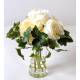 Bouquet artificial WHITE ROSE