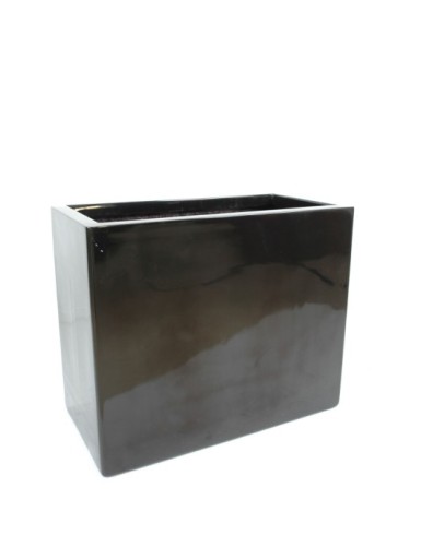 MACETA RECTANGULAR GRIS CLARO