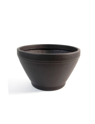 WIDE POT SCHWARZ MARMOR