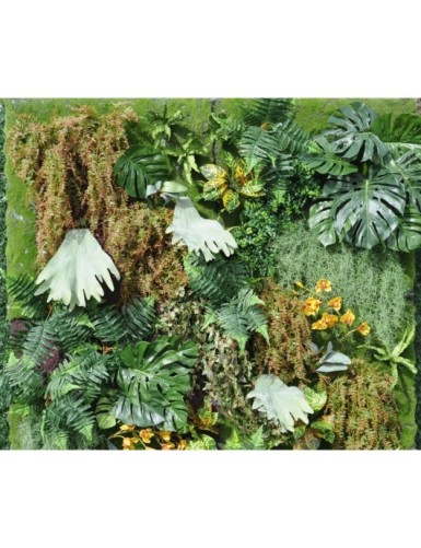 JARDÍN VERTICAL CON PLANTAS 200*200