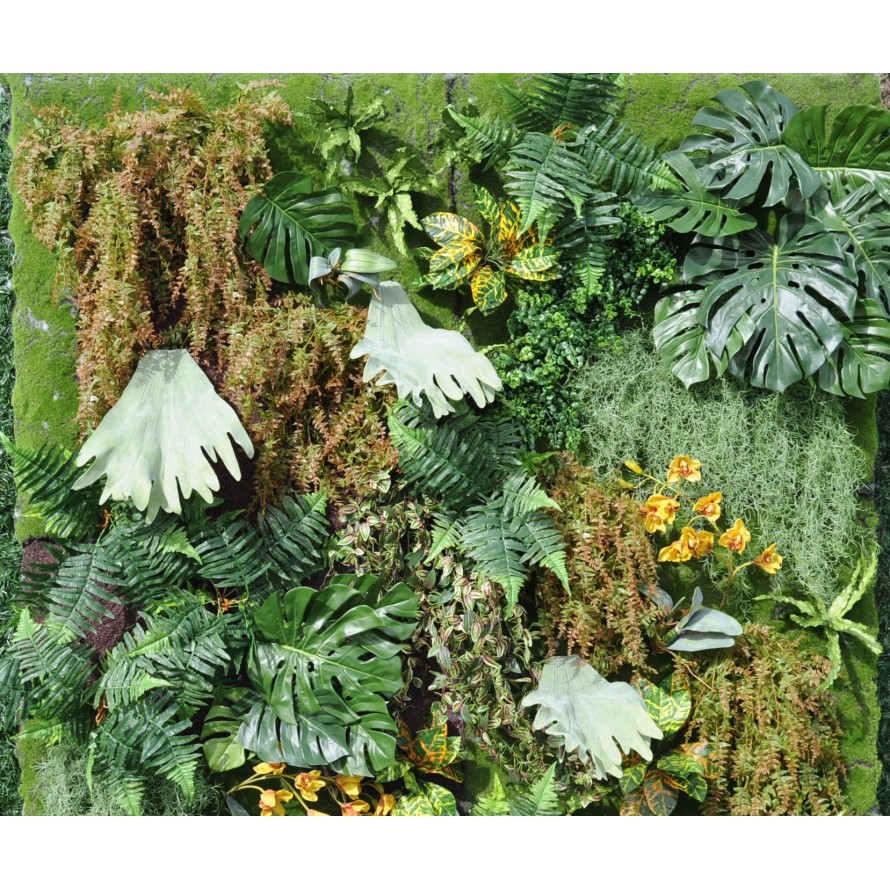 JARDÍN VERTICAL CON PLANTAS 200*200