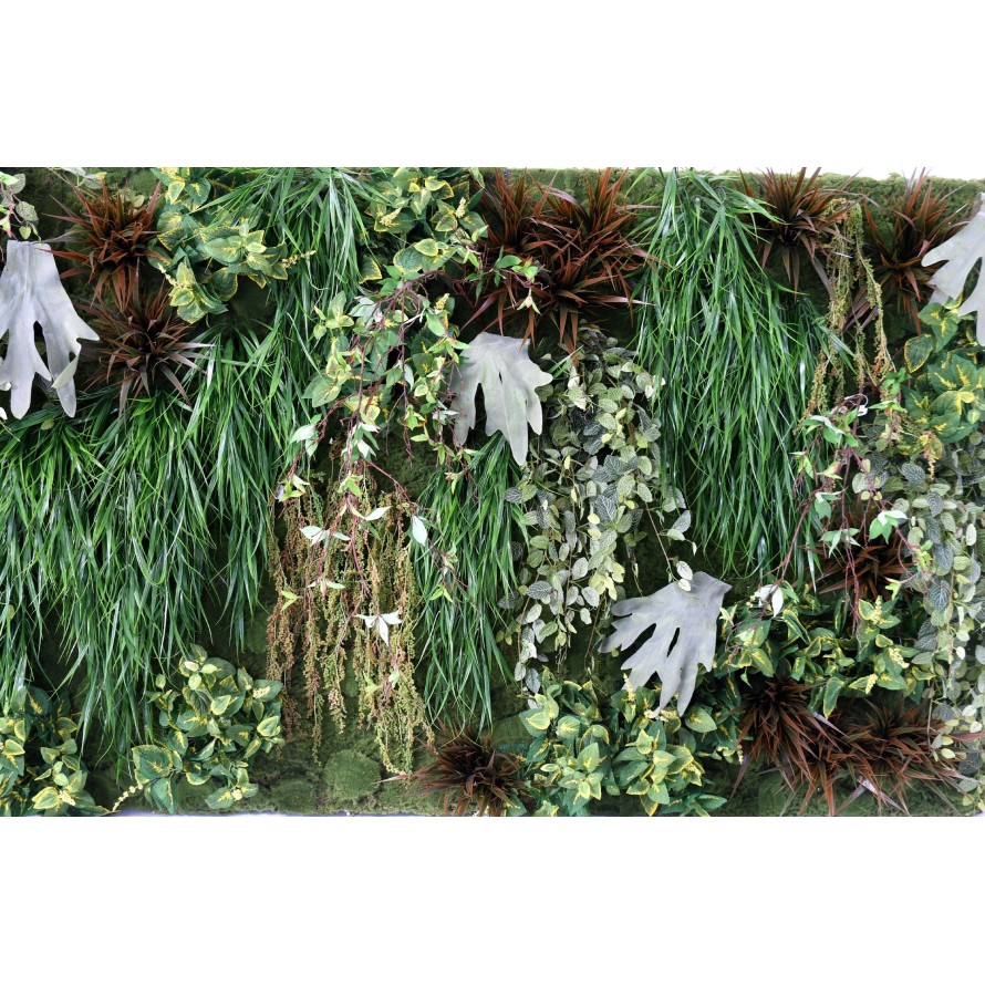 PFLANZENWAND GRÜNE KASKADE