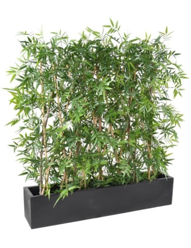 BAMBÚ JAPONÉS PLÁST. SETO DENSO RESISTENTE A LOS RAYOS UV EN JARDINERA