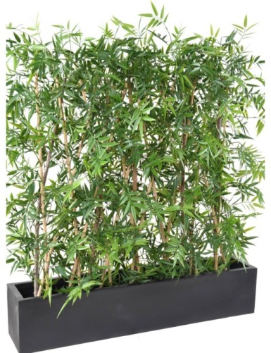 BAMBÚ JAPONÉS PLÁST. SETO DENSO RESISTENTE A LOS RAYOS UV EN JARDINERA