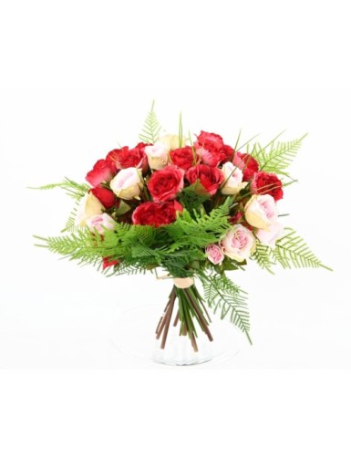 RAMO de Rosas Rojas sin jarrón