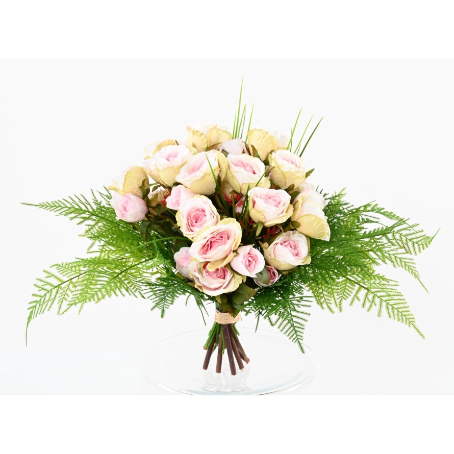 RAMO de Rosas Rosas sin jarrón