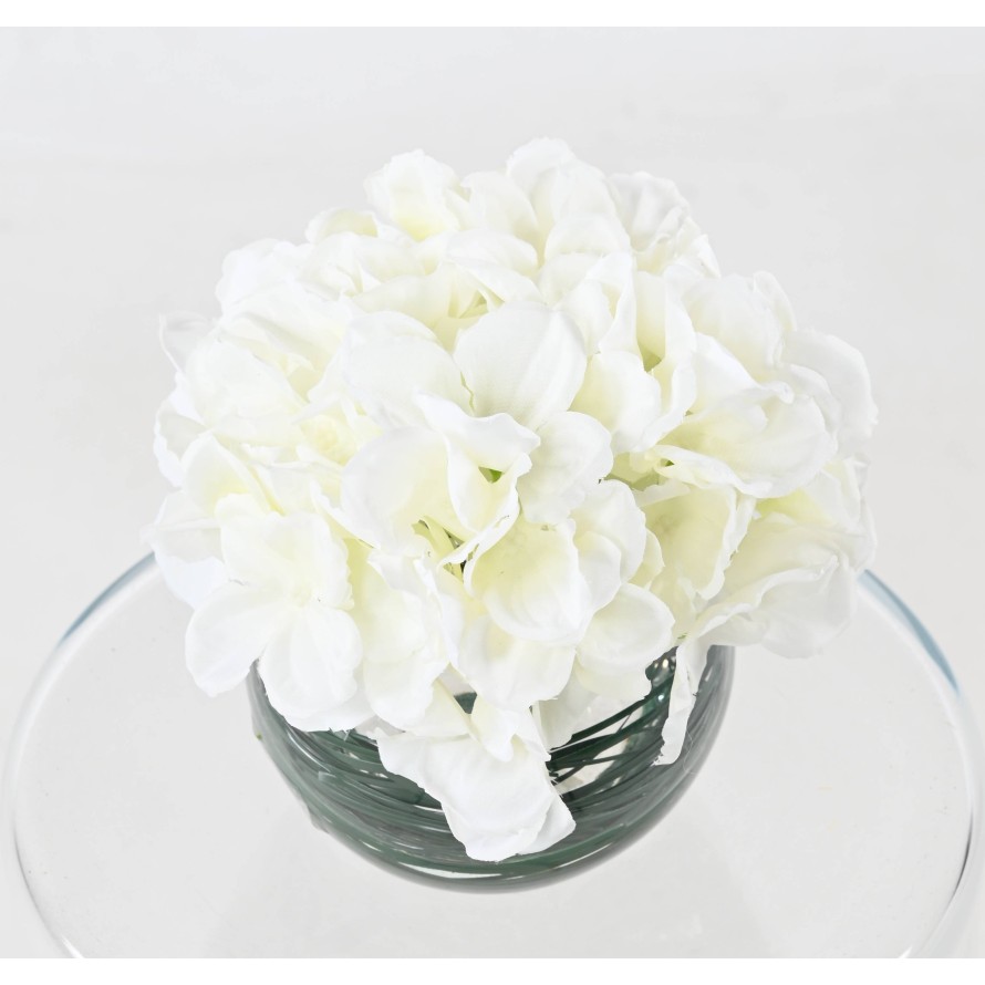 CENTREPIECE WHITE HYDRANGEA