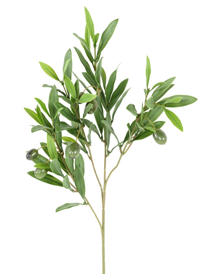 OLIVO RAMA 52 ACEITUNAS PLÁST. RESISTENTE A LOS RAYOS UV