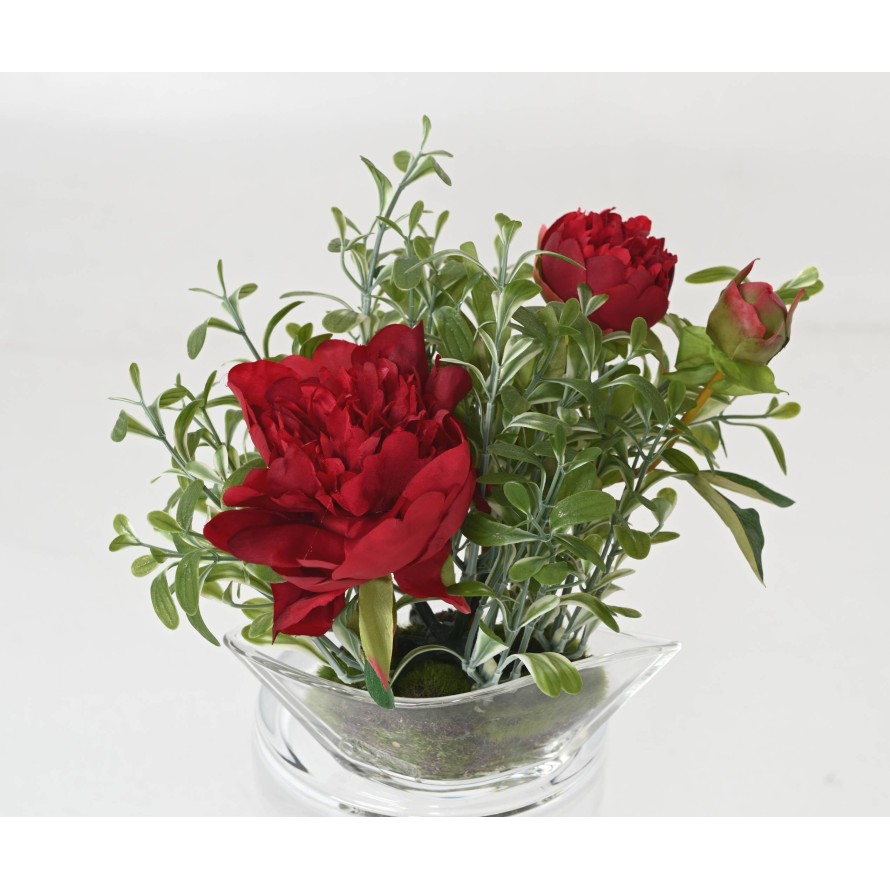 CENTREPIECE RED PEONY