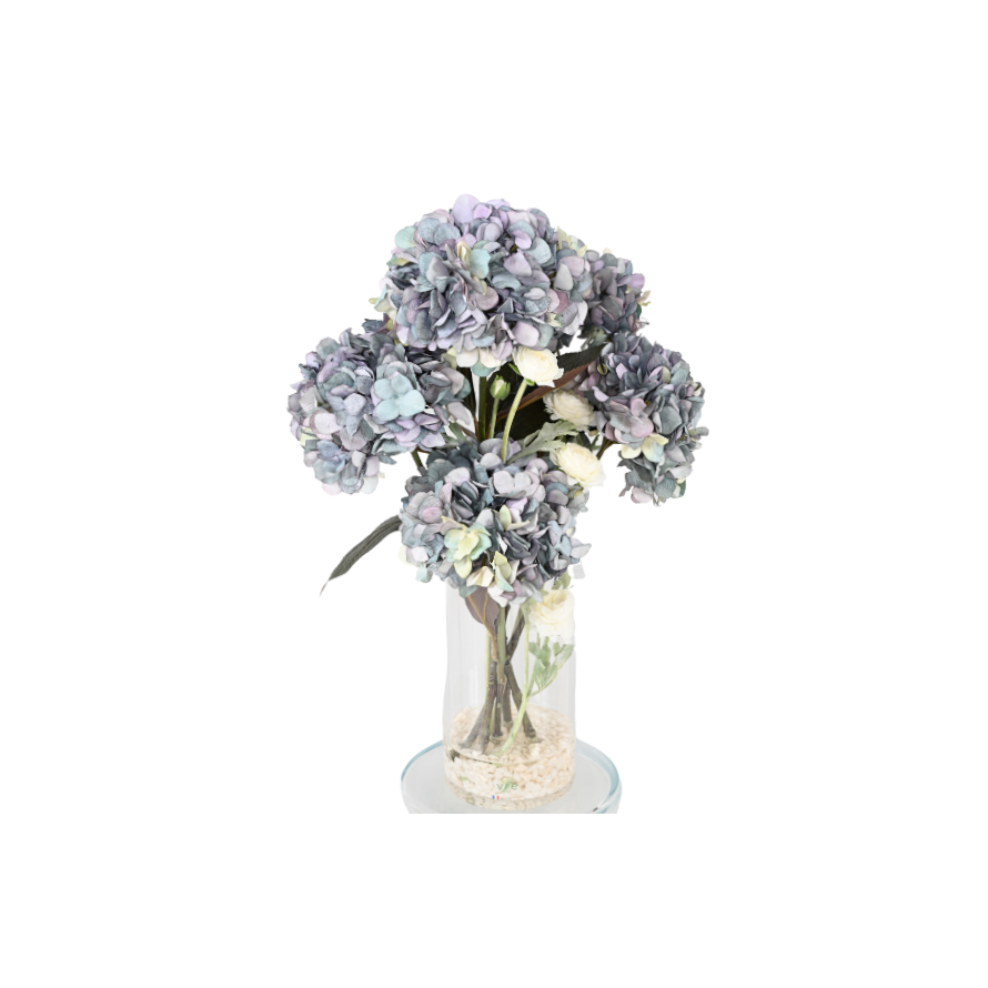RAMO DE HORTENSIA AZUL