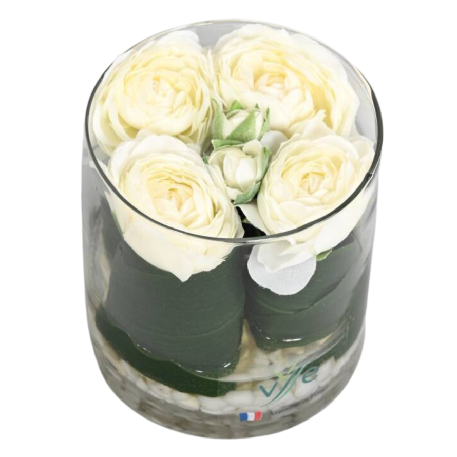 CENTRO DE MESA DE RANÚNCULOS MINI