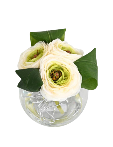 TISCHGESTECK RANUNKEL WEISS