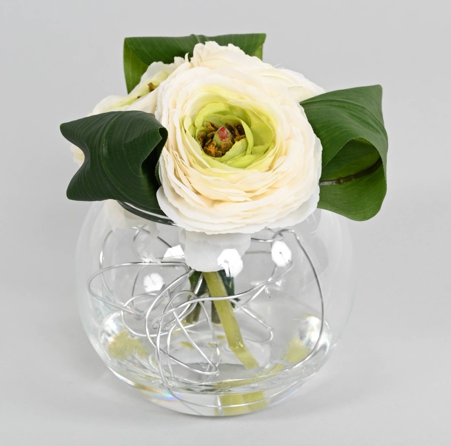 CENTREPIECE WHITE RANUNCULUS (Buttercup)