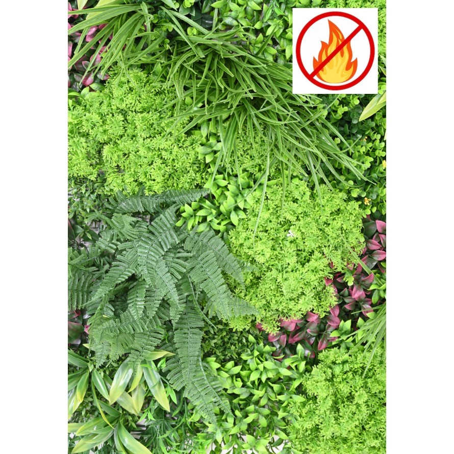 PANEL DE JARDÍN VERTICAL K 100*100 FR - Resistente al Fuego