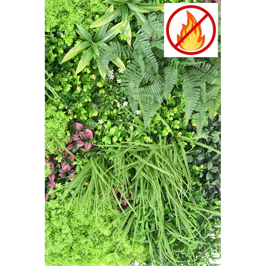 PANEL DE JARDÍN VERTICAL K 100*100 FR - Resistente al Fuego