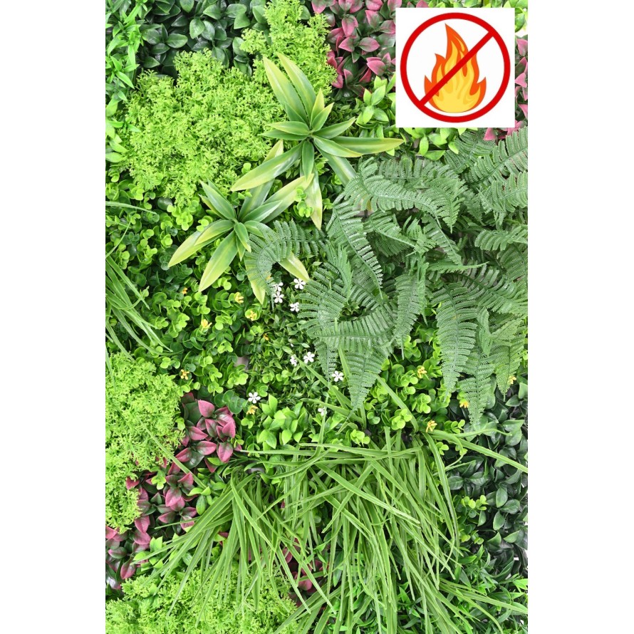 PANEL DE JARDÍN VERTICAL K 100*100 FR - Resistente al Fuego