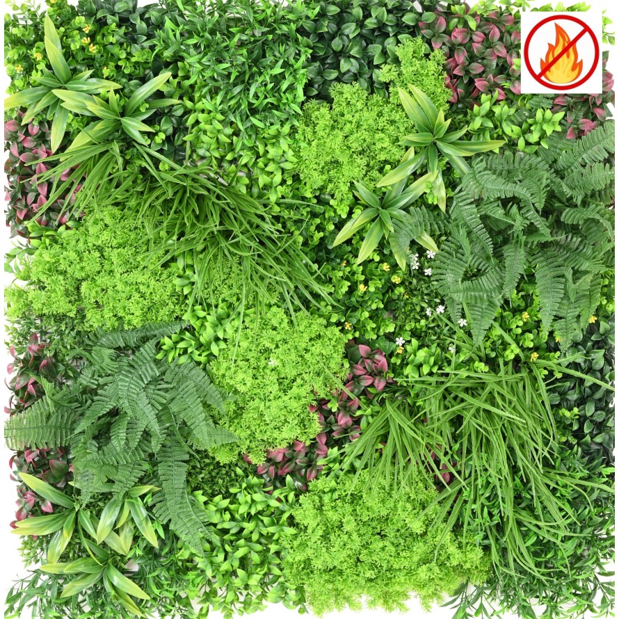 PANEL DE JARDÍN VERTICAL K 100*100 FR - Resistente al Fuego