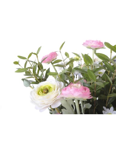 RAMO DE RANÚNCULO Y EUCALIPTO