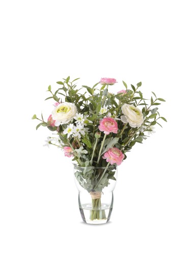 RAMO DE RANÚNCULO Y EUCALIPTO