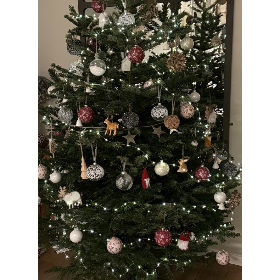 BOLA ESPUMA BRILLANTE BLANCA/ROJA (caja de 24)