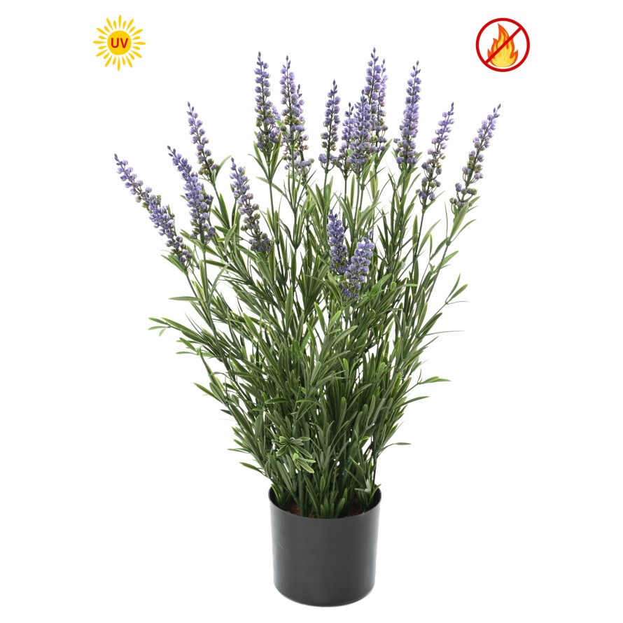 LAVENDEL TOPF 55 CM (Plast) UV FR – UV-BESTÄNDIG/FEUERBESTÄNDIG