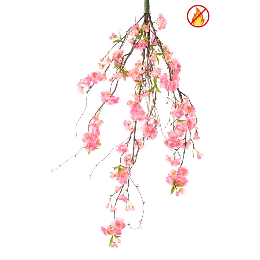 CHERRY BLOSSOM HANGING BUSH 90 CM FR - Fire Resistant
