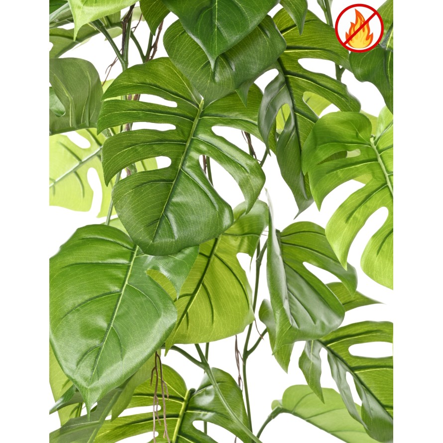 PHILODENDRON MONSTERA HÄNGEKUNSTPFLANZE 120 FR – Feuerbeständig
