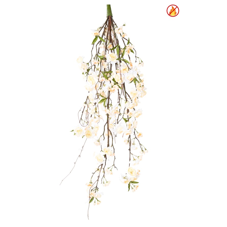 CHERRY BLOSSOM HANGING BUSH 90 CM FR - Fire Resistant