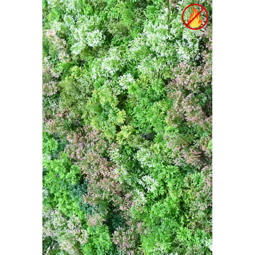 GREEN WALL PANEL MOSS 100*100 FR - Fire Resistant