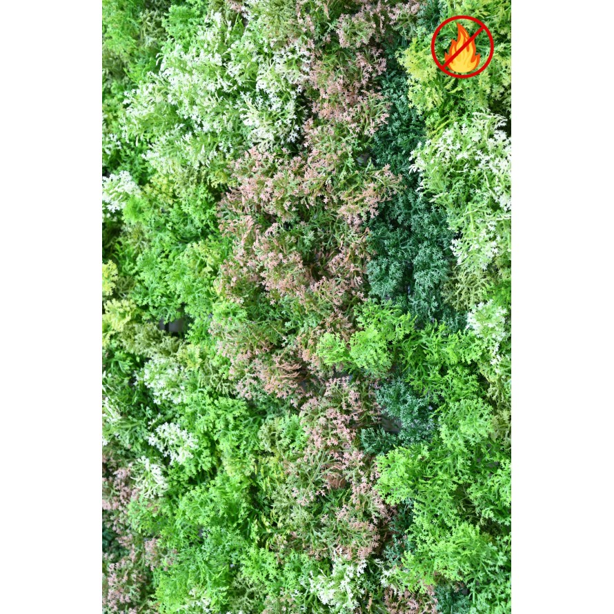 GREEN WALL PANEL MOSS 100*100 FR - Fire Resistant